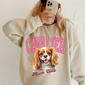 Cavalier Mom Club Sweatshirt ~ Sweatshirt Unisex Apparel Relaxed Fit Printed in the USA Clothing Womenswear Casual and...