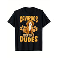 Cavapoo Dog Mom Humor T-Shirt for Men