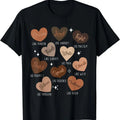 Celebrating Black History with Educated Leader Hearts T-Shirt | Unisex cotton tee Gifts, Crewneck Hoodie, Sweatshirt
