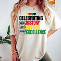 Celebrating Black Tshirt Sweatshirt Hoodie, Black History Month Shirt, African American Sweatshirt, Unisex Sweater...