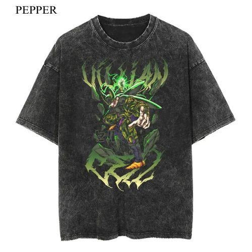 Cell VIllian Vintage T-Shirt, Anime Manga Unisex T-Shirt, Gift For Him Menswear Top Hoodie, Sweatshirt | GrindPrints.com