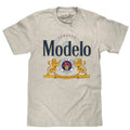 Cerveza Modelo Beer T-Shirt - Oatmeal Heather Hoodie, Sweatshirt | GrindPrints.com