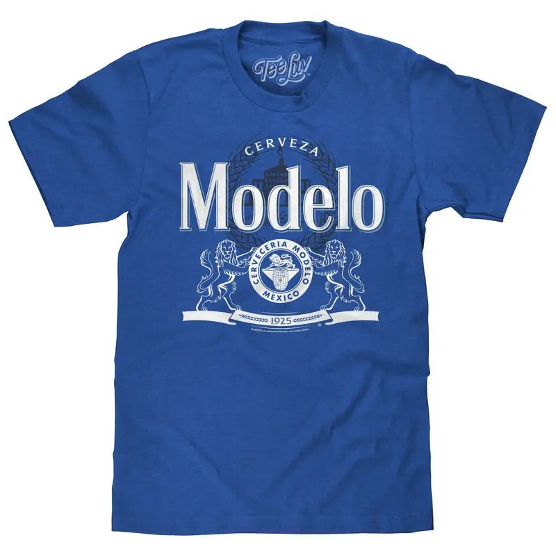 Cerveza Modelo Beer T-Shirt - Royal Blue Hoodie, Sweatshirt | GrindPrints.com