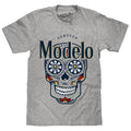 Cerveza Modelo Sugar Skull T-Shirt - Athletic Heather Gray Hoodie, Sweatshirt | GrindPrints.com