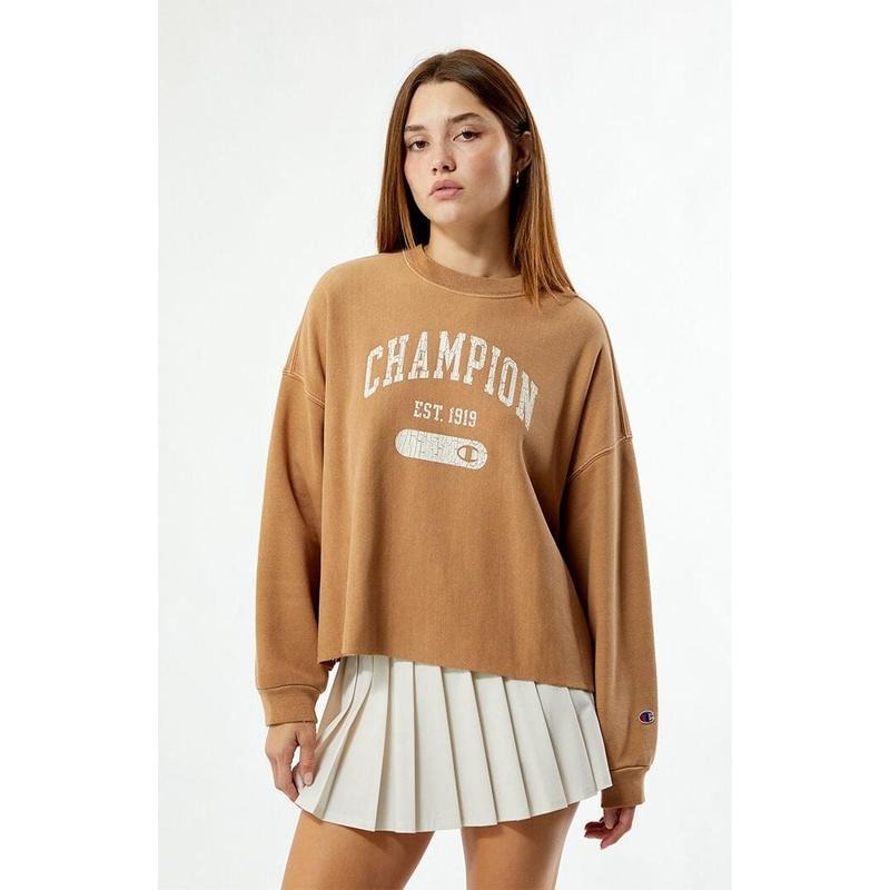 Champion Women's Vintage Dye Femme Reverse Weave Sweatshirt T-Shirts, Hoodie | GrindPrints.com