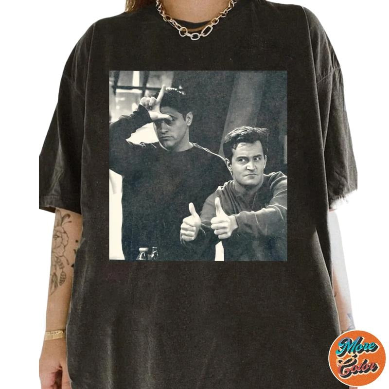 Chand.ler Retro Friends Shirt, Cotton Unisex T-Shirt, Crew Neck, Size S- 4XL, Menswear Top, Womenswear Top Underwear...