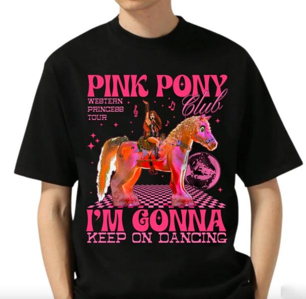 Chappell Roan Pink Pony Club Bootleg T-Shirt, Chappell Roan Pop Icon Fan Tee Hoodie, Sweatshirt | GrindPrints.com