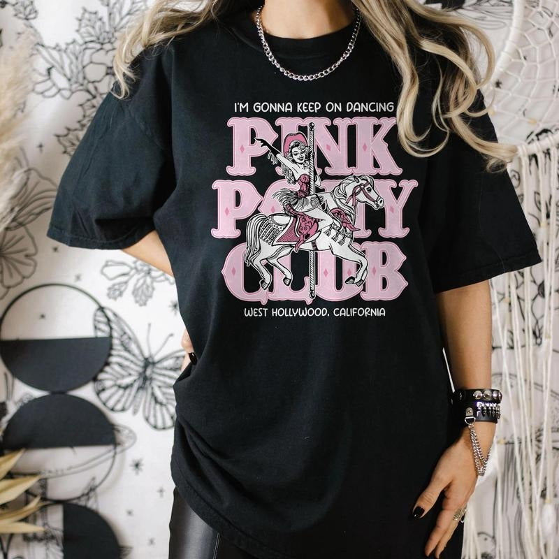Chappell Roan Pink Pony Club, Midwest Princess 2024 Tour Tee, Sapphic WLW, Pop Concert Pride Tee, Youth Tee, Good Luck...