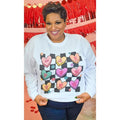 Checkerboard Conversation Hearts Graphic Sweatshirt T-Shirts, Hoodie | GrindPrints.com
