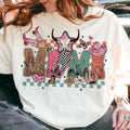 Checkered Howdy Mama T-Shirt, Western Mama T-Shirt, Cowhide Mama Shirt, Cowgirl Mama, Mothers Day Gifts Hoodie, Sweatshirt