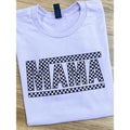 Checkered Mama Graphic Tee Hoodie, Sweatshirt | GrindPrints.com