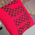 Checkered Print Love Cozy Valentines Day Sweatshirt T-Shirts, Hoodie | GrindPrints.com