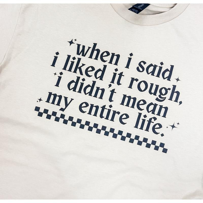 Checkered Rough Life Graphic Pullover T-Shirts, Hoodie, Sweatshirt | GrindPrints.com