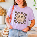Checkered Shirt Mama Shirt Checkered Smiley Shirt Comfort Color Tee Positive Shirt Inspirational Shirt Hoodie, Sweatshirt