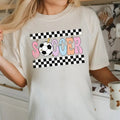 Checkered Soccer DTF Transfers - THIS IS NOT A SHIRT Hoodie, Sweatshirt | GrindPrints.com