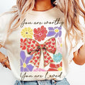 Checkered Valentine's Day Heart Coquette Bow  Retro Valentine Shirt  Valentine's Day  Valentine Love  Valentine's Day Bow...