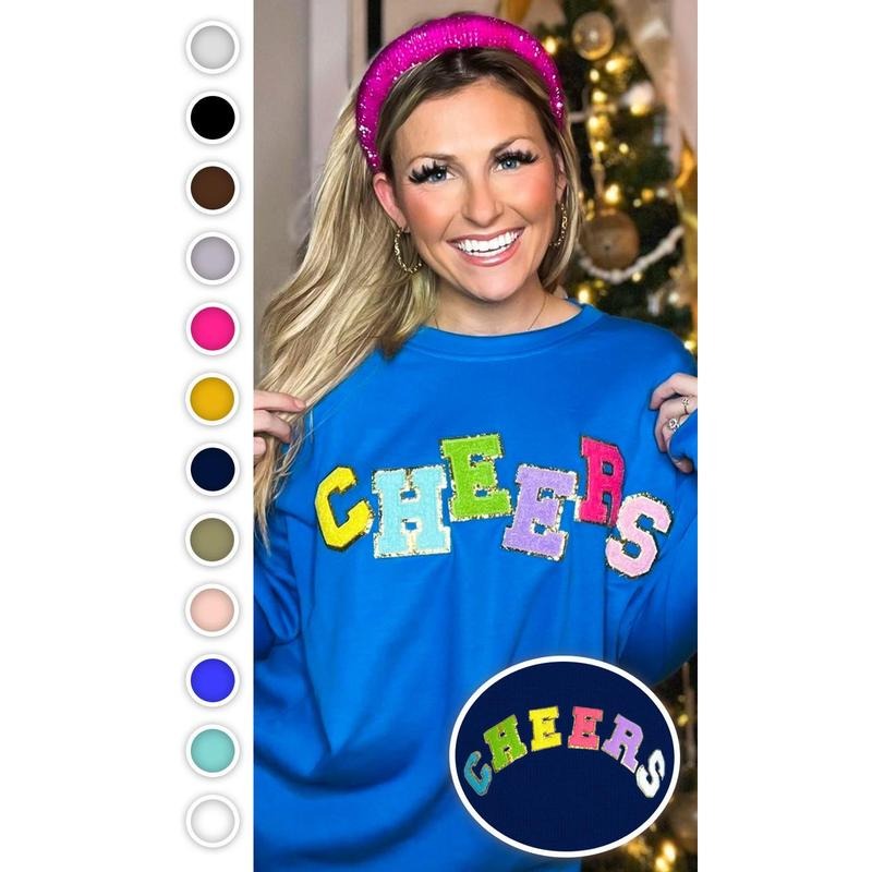 Cheers Ideal Chenille Sweatshirt T-Shirts, Hoodie | GrindPrints.com