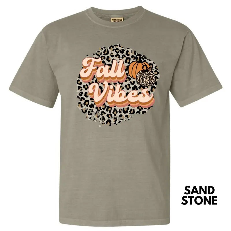 Cheetah Fall Vibes Comfort Colors T-Shirt 'NLB' Hoodie, Sweatshirt | GrindPrints.com