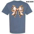 Cheetah Faux Glitter Bow Comfort Colors T-Shirt 'NLB' Hoodie, Sweatshirt | GrindPrints.com