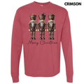 Cheetah Nutcracker Trio Long Sleeve Comfort Colors T-Shirt 'NLB' Hoodie, Sweatshirt | GrindPrints.com