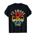 Chef Butcher BBQ I'D Smoke That Funny Vintage 100%Cotton 220g Made Usa T-Shirts, Hoodie, Sweatshirt