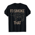 Chef Butcher Cook BBQ I'd Smoke That Cow Beef Funny Gift 220g 100% Cotton T-Shirt made in usa Hoodie, Sweatshirt