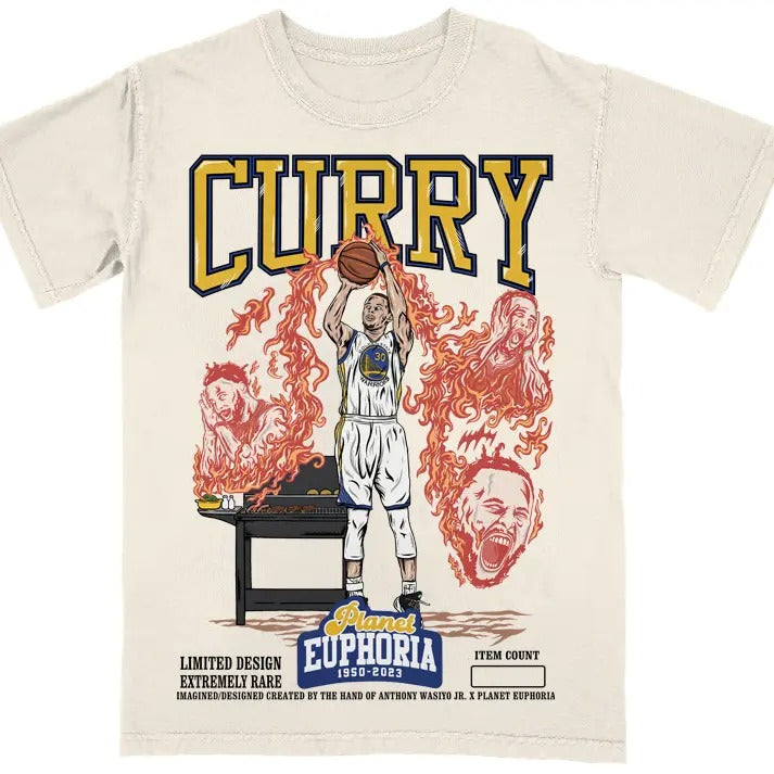 Chef Curry Tee for Men - Soft and Comfortable Shirt - Menswear - Graphic T-Shirt Hoodie, Sweatshirt | GrindPrints.com