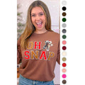 Chenille Oh Snap Sweatshirt - Cozy Gingerbread Vibes #OhSnap #ChenilleSweatshirt #ChristmasCheer T-Shirts, Hoodie
