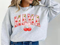 Cherry Bow Mom Shirt, Retro Mom Sweatshirt, Mom Bow Shirt, Cherry Bow Mom, Mother's Day Gift, Feminine Bow Mother's Day...