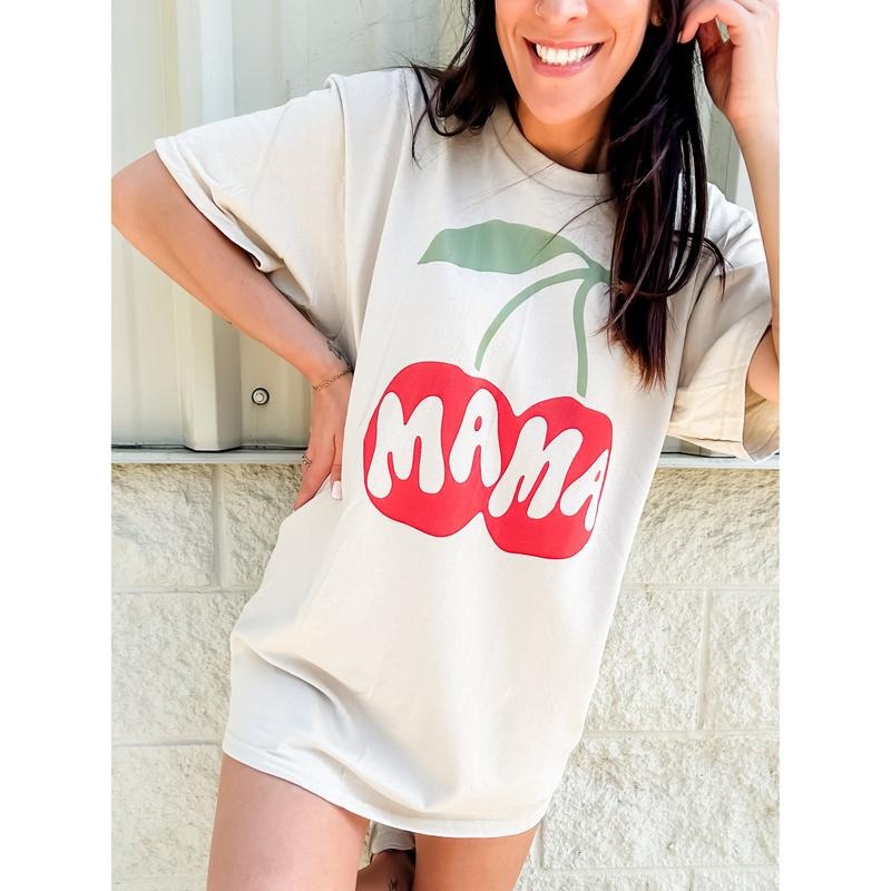 Cherry Mama Graphic Top T-Shirts, Hoodie, Sweatshirt | GrindPrints.com