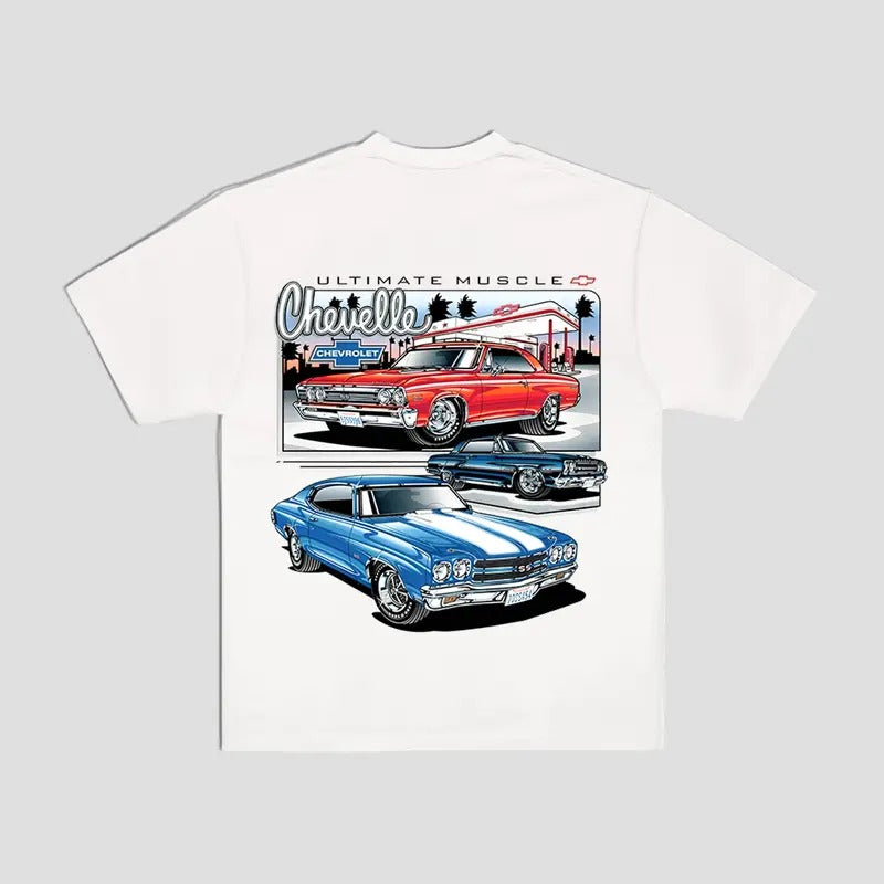 Chevelle Ultimate Muscle T-Shirt: - SS 65 67 70 Chevy Z-16 SS396 SS454 Hoodie, Sweatshirt | GrindPrints.com