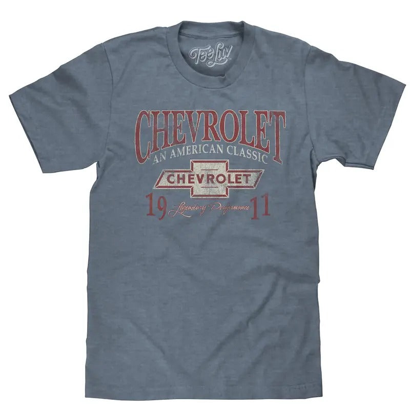 Chevrolet An American Classic Big & Tall T-Shirt - Indigo Hoodie, Sweatshirt | GrindPrints.com