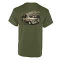 Chevrolet Camo Truck T-Shirt - Vintage Hot Rod Muscle Car Graphic Tee  for Car Enthusiasts Men's Cotton Tee - Old School...