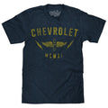 Chevrolet MCMXI T-Shirt - Navy Hoodie, Sweatshirt | GrindPrints.com