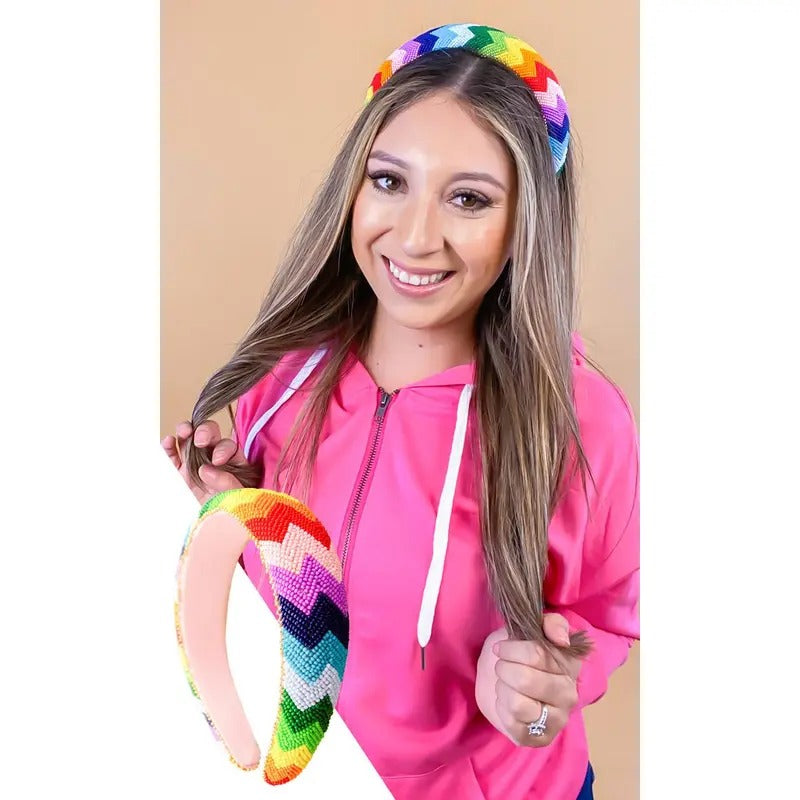 Chevron Rainbow Headband T-Shirts, Hoodie, Sweatshirt | GrindPrints.com