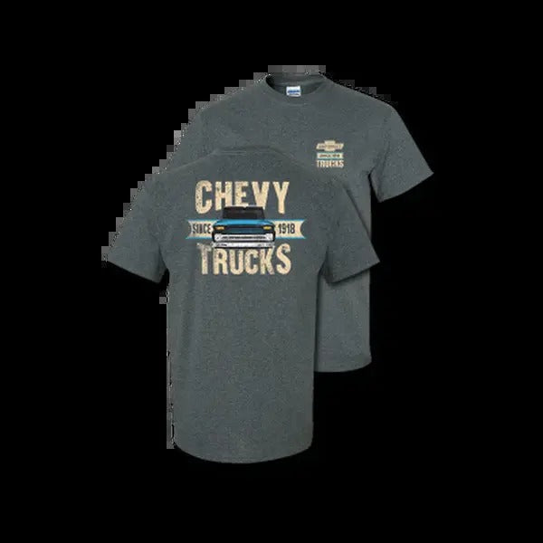 Chevy Trucks Since 1918 T-Shirt - Vintage Cotton Casual Crewneck Graphic Fan Tee Hoodie, Sweatshirt | GrindPrints.com