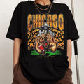 Chicago Football Shirt, Deadman's Bear Shirt, Trendy Chicago Football Fan Gifts, Chicago Football Team Tee Hoodie, Sweatshirt