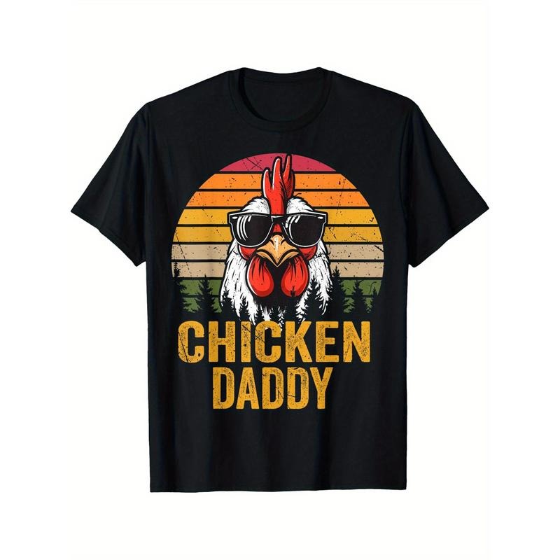 Chicken Daddy Vintage Rooster Dad Farmer Made Usa T-Shirts, Hoodie, Sweatshirt
