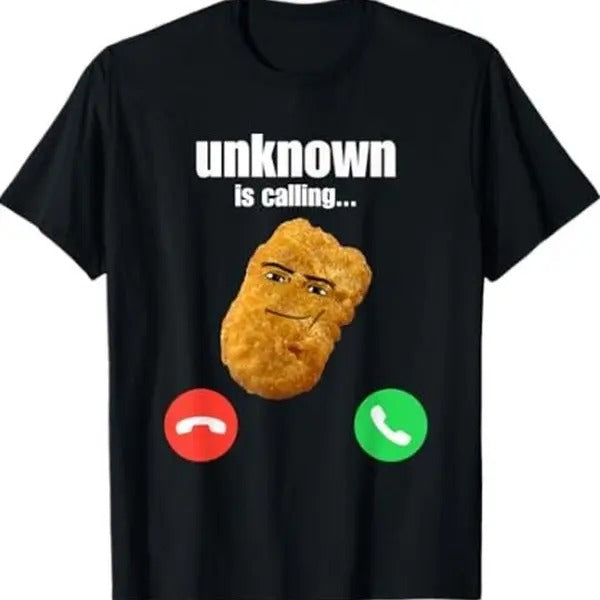 Chicken Nugget Man Face Cowboy Meme T-Shirt Hoodie, Sweatshirt | GrindPrints.com