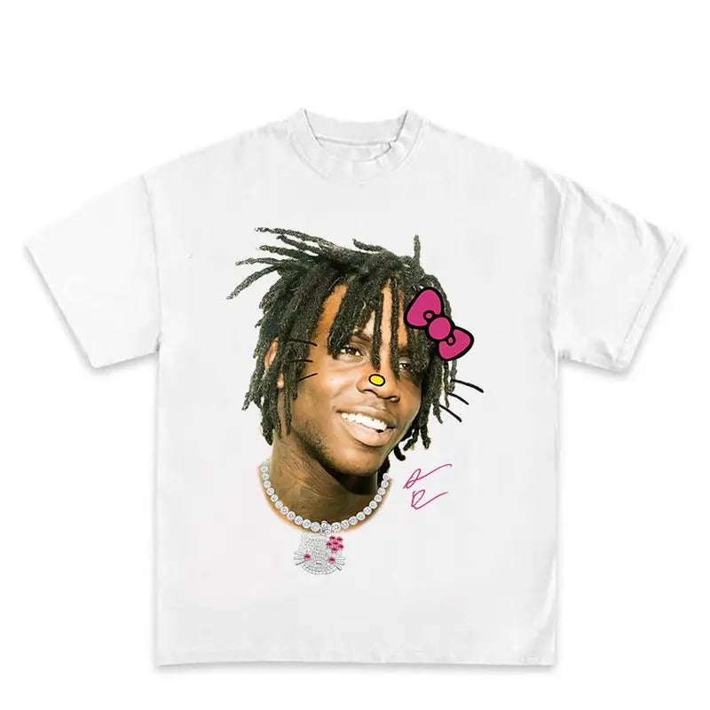 Chief Keef Kitty Pink RAP Tee Hoodie, Sweatshirt | GrindPrints.com