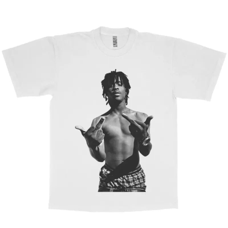Chief Keef Vibes Middle Finger Graphic Tee Hoodie, Sweatshirt | GrindPrints.com