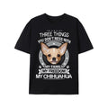 Chihuahua Shirt - Three Things You Don't Mess With Funny Tee T-Shirt Made in USA Hoodie, Sweatshirt | GrindPrints.com