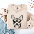 Chihuahua, Dog Lover Apparel, Pet, Dog Breed, Cute Sweatshirt, Crew Neck, Women's, Crewneck T-Shirts, Hoodie