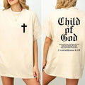 Child of God Bible Verse T-Shirts Christian Faith Apparel, Perfect Gift for Believers, Outdoor Enthusiast Casual Wear,...
