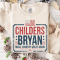 Childers Bryan Make Country Great Again ZB Sweater, Zach Tee for Fan Gift, Bryan Music Unisex Shirt, Full Sizes, Full...