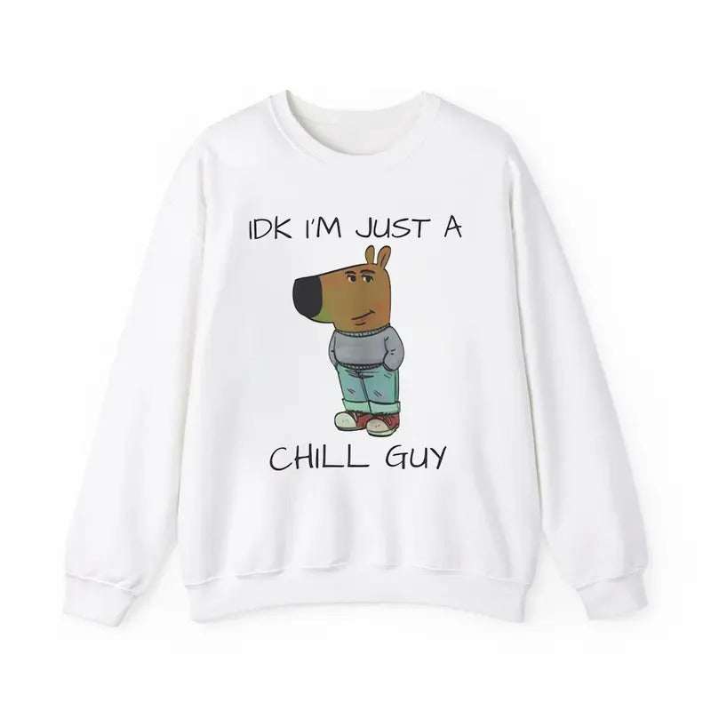 Chill Guy Coin Meme Long Sleeve T-Shirts, Hoodie, Sweatshirt