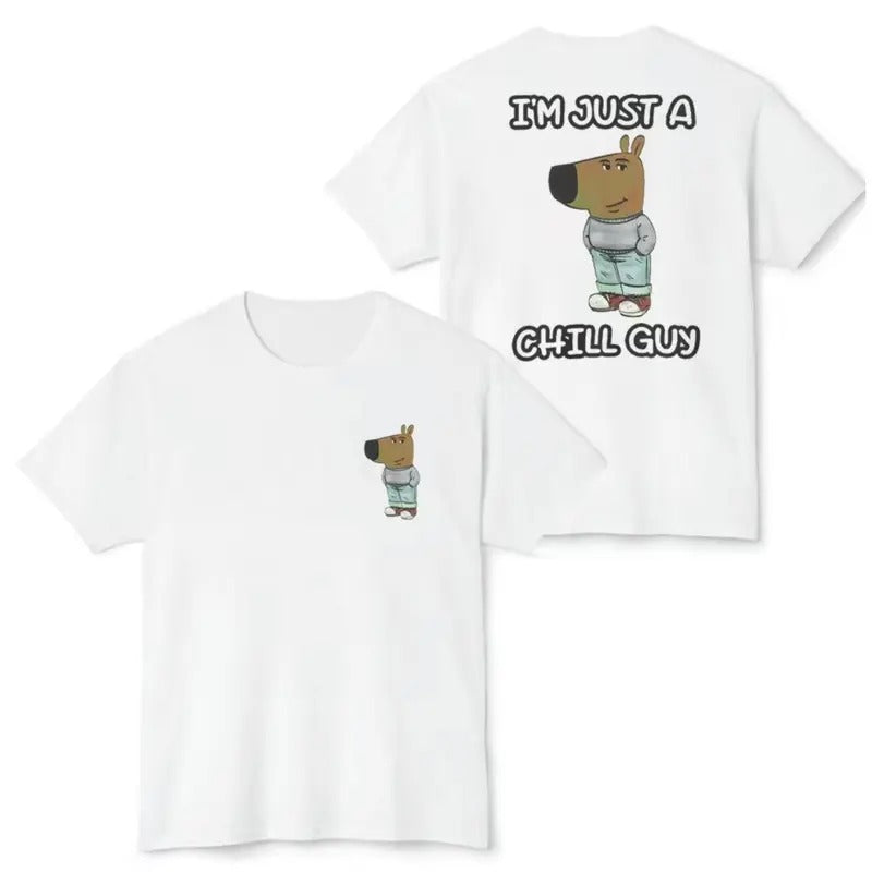 Chill Guy Shirt 2 Sides Chill Guy Meme T-Shirt Men Women Hoodie, Sweatshirt | GrindPrints.com