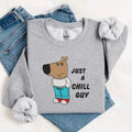 Chill Guy Dog Funny Dog Cartoon Casual Classic T-Shirts, Hoodie, Sweatshirt