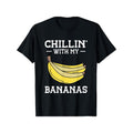 Chillin' With My Bananas | Banana T-Shirt made in usa Hoodie, Sweatshirt | GrindPrints.com