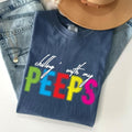 Chilling My Peeps Easter Retro Candys Comfort Colors Crew Neck T-Shirts, Hoodie, Sweatshirt